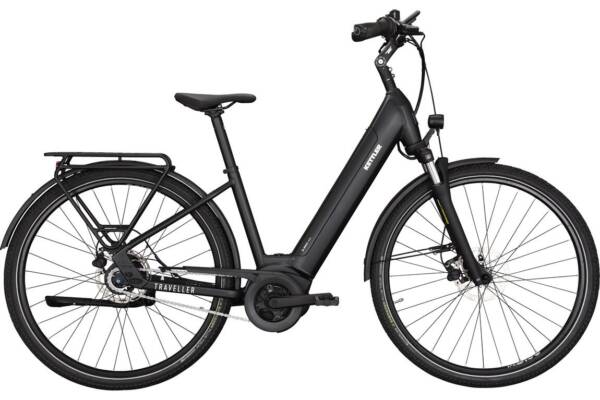 KETTLER Alu-Rad E-TRAVELLER Gold A8 FL 500wh Dames Black Matt 28 Inch L 2025