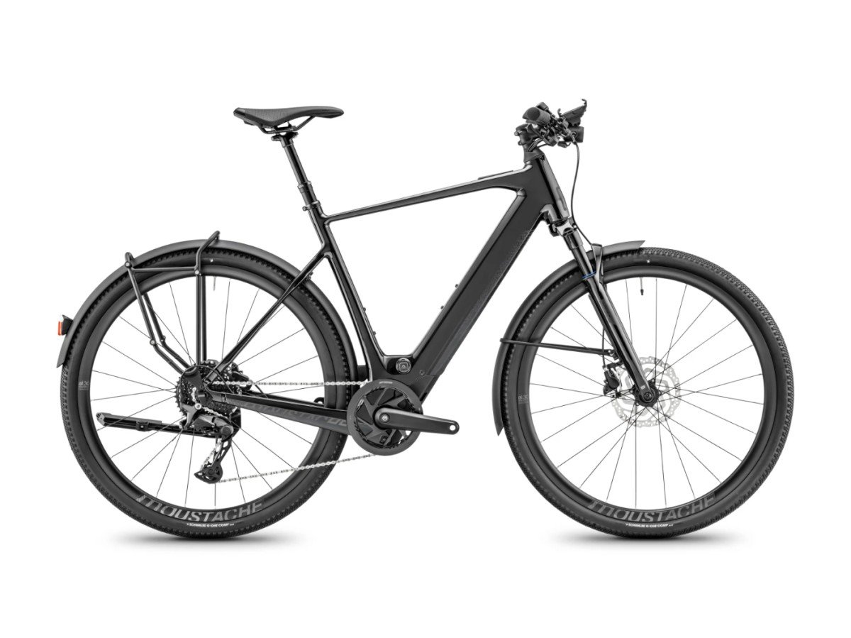 Moustache Dimanche 28 Urban Open Heren Zwart L 2026