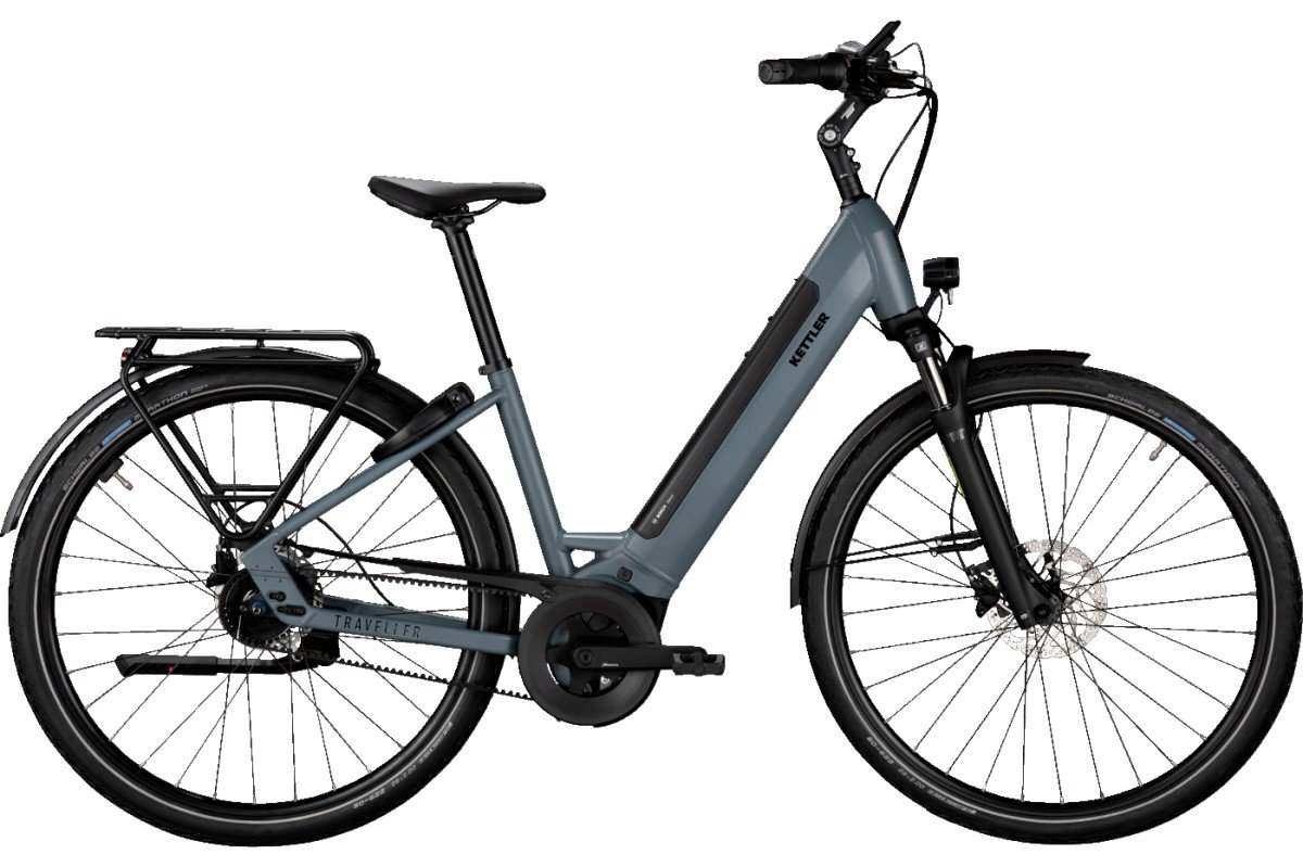 KETTLER Alu-Rad E-TRAVELLER GOLD P5 FL Dames Modern Blue Matt 28 Inch L 2026